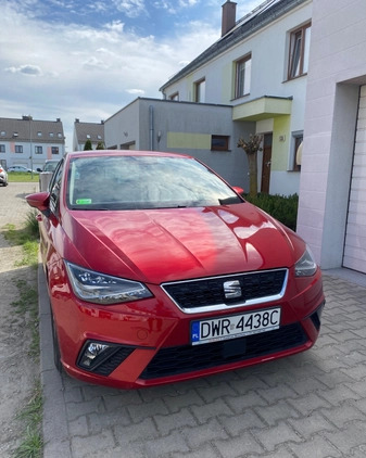 Seat Ibiza cena 44800 przebieg: 52500, rok produkcji 2017 z Ożarów Mazowiecki małe 79